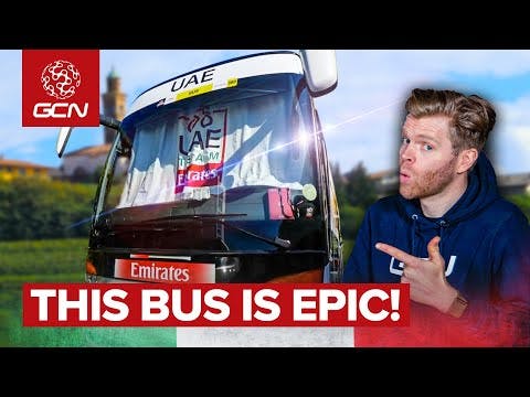 UAE Team Emirates Bus Tour - Inside The Giro D'Italia